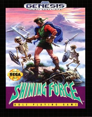 Shining Force Sega Genesis front cover