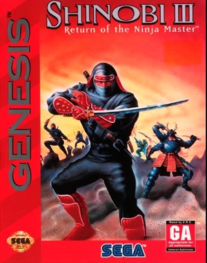 Shinobi III: Return of the Ninja Master Sega Genesis front cover