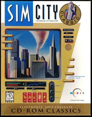 SimCity Classic DOS front cover