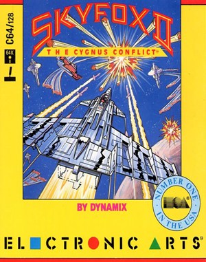 Skyfox II: The Cygnus Conflict DOS front cover