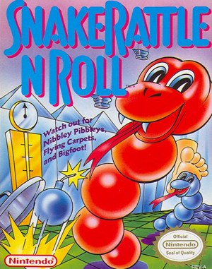 Snake Rattle ‘n’ Roll NES  front cover