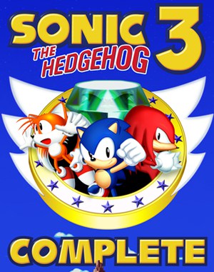 Sonic the Hedgehog 3 Complete Sega Genesis front cover