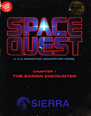 Space Quest: Chapter I – The Sarien Encounter DOS front cover