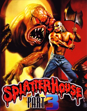 Splatterhouse 3 Sega Genesis front cover