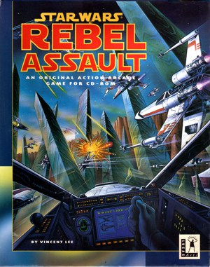 Star Wars: Rebel Assault DOS front cover