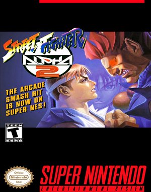 Street Fighter Alpha 2 SNES front cover