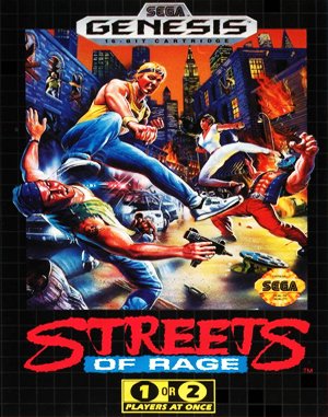 Streets of Rage Sega Genesis front cover