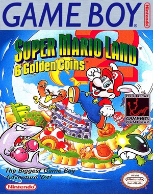 Super Mario Land 2: 6 Golden Coins Game Boy front cover