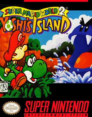 Super Mario World 2: Yoshi’s Island SNES front cover