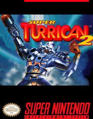 Super Turrican 2 SNES front cover