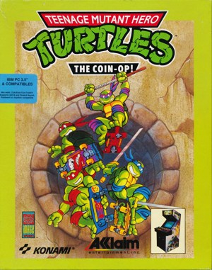 Teenage Mutant Ninja Turtles II: The Arcade Game DOS front cover