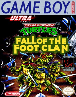 Teenage Mutant Ninja Turtles: Fall of the Foot Clan Game Boy front cover