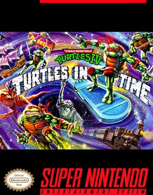 Teenage Mutant Ninja Turtles: Turtles in Time DOS front cover