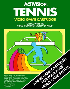 Tennis Atari-2600 front cover