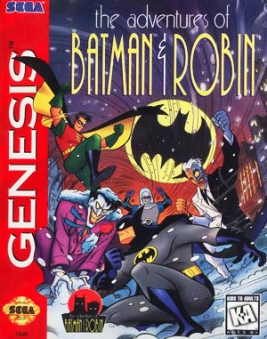 The Adventures of Batman & Robin Sega Genesis front cover