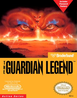 The Guardian Legend NES  front cover