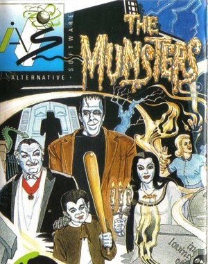 The Munsters DOS front cover