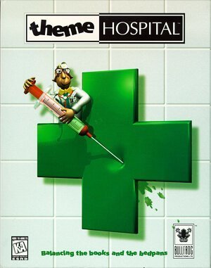 Theme Hospital DOS front cover