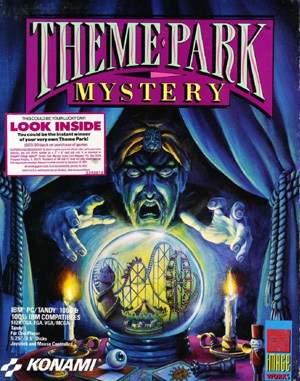 Theme Park Mystery DOS front cover