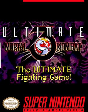 Ultimate Mortal Kombat 3 SNES front cover
