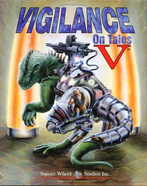Vigilance on Talos 5 DOS front cover