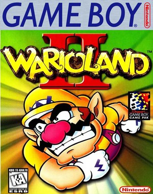 Wario Land II Game Boy front cover