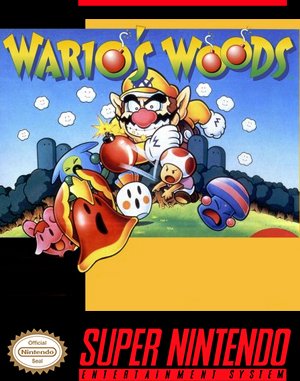 Wario’s Woods SNES front cover